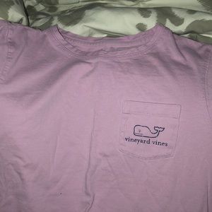 Vineyard Vines woman’s purple whale tee